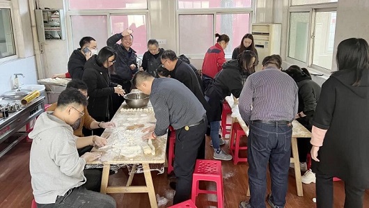 山西航天公司開展“冬至，如此多餃”活動